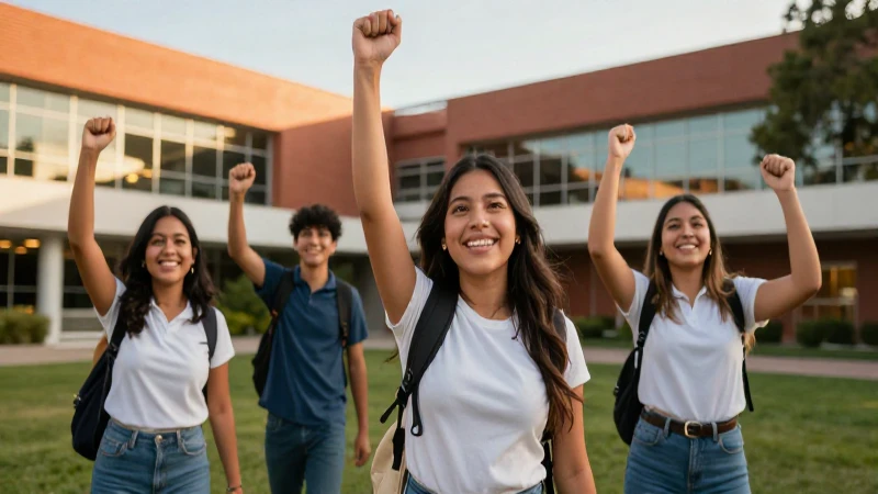 Estudiante mexicano celebra éxito universitario