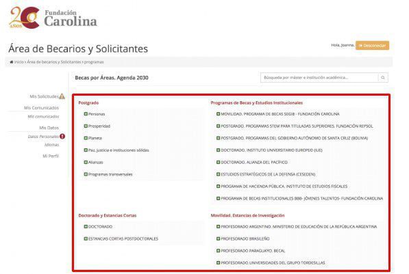 requisitos para becas fundacion carolina informacion actualizada