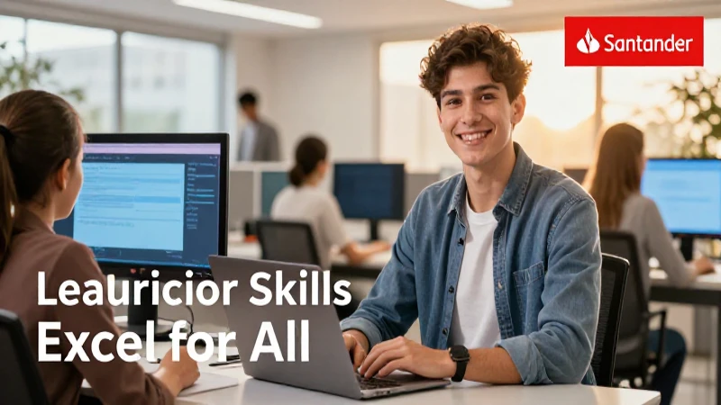Requisitos y beneficios becas Santander Skills