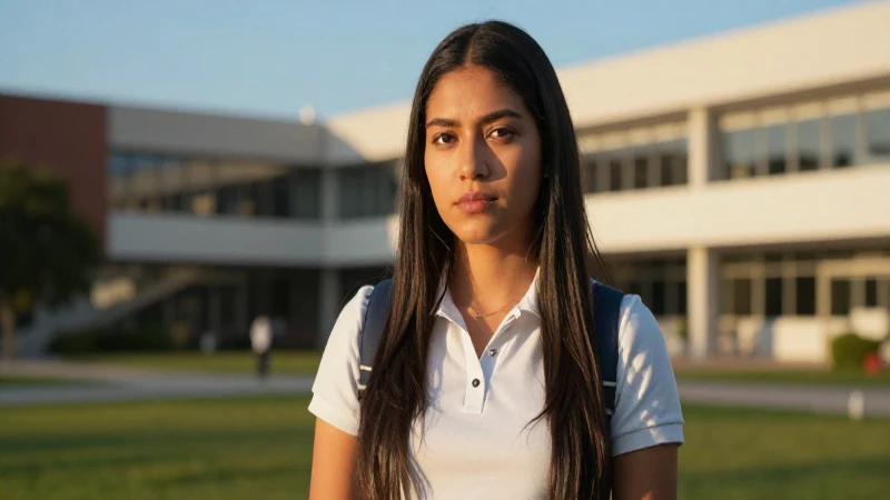 Retrato dramático de estudiante mexicano