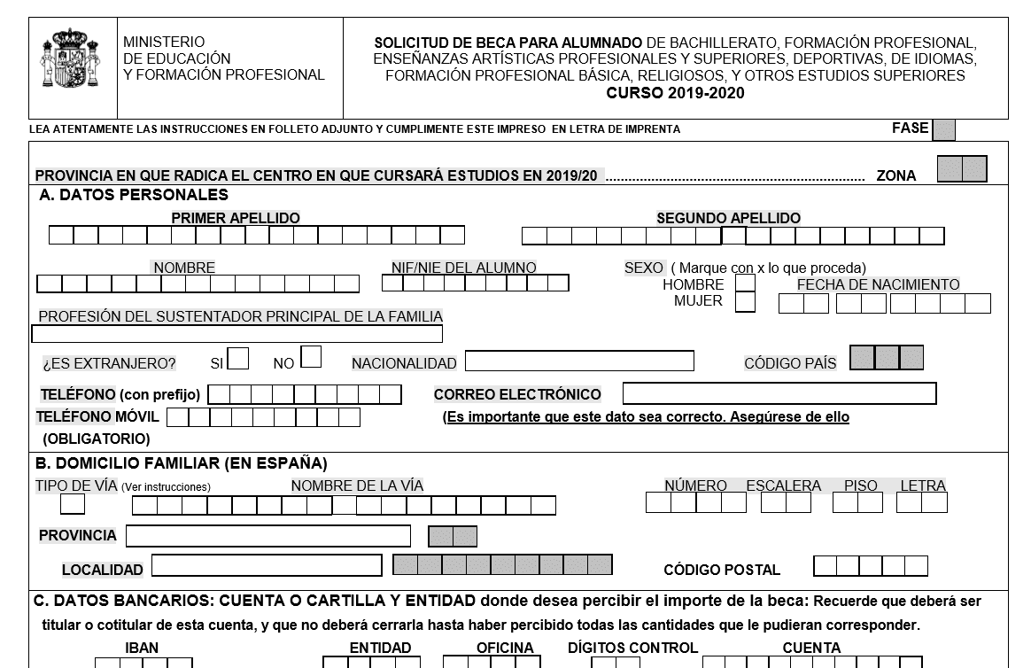 Requisitos para conservar beca en bachillerato: aprobación de asignaturas