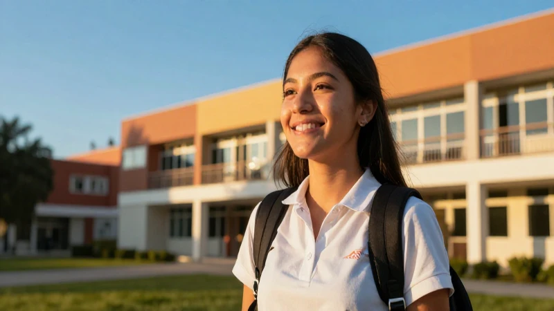 Cuáles son los requisitos para obtener un crédito solidario de bienestar 2 Joven mexicana optimista en campus moderno