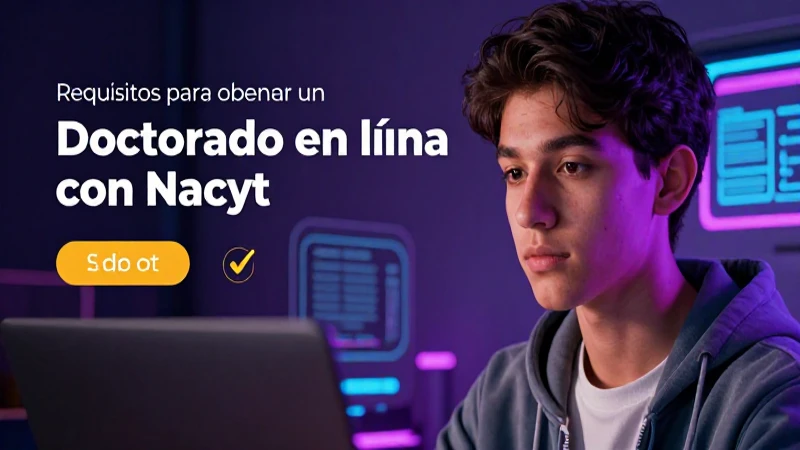 Requisitos del doctorado en línea CONACYT