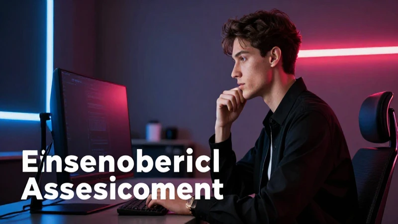 Joven determinado, evaluación psicológica moderna y profesional