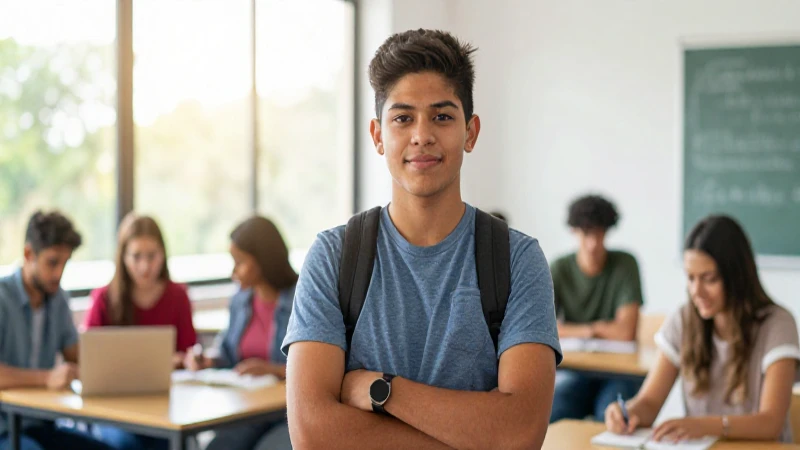 Cuáles son los requisitos para el pago de discapacidad 91 Joven mexicano confiado en aula moderna