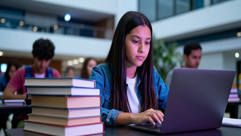 Fotografía vibrante de estudiante mexicano universitario