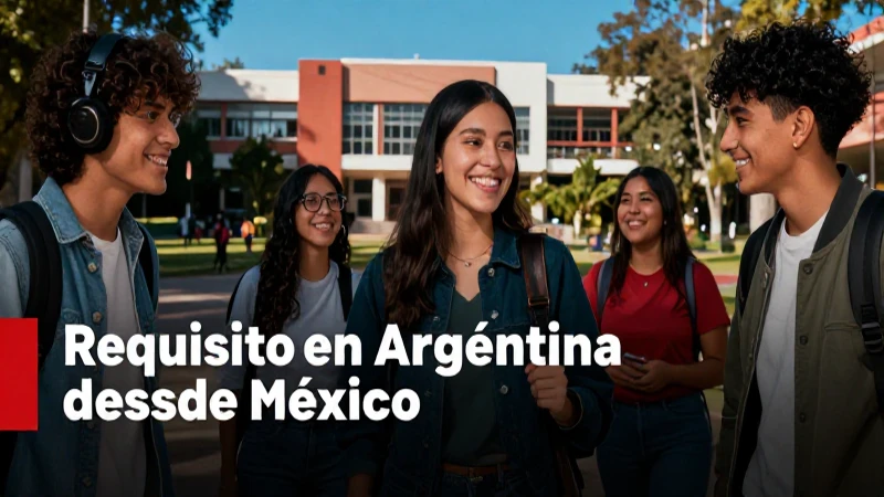 Requisitos para estudiar en Argentina desde México