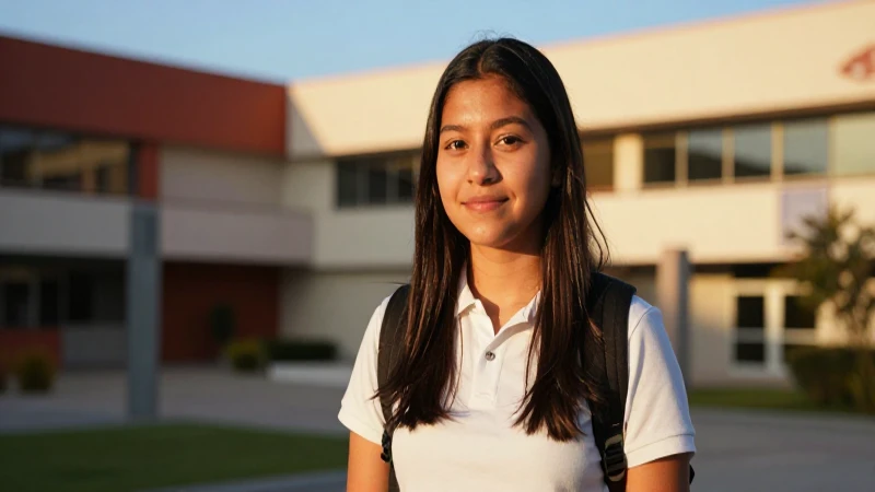 Joven estudiante mexicano, luz dorada, fotografía profesional