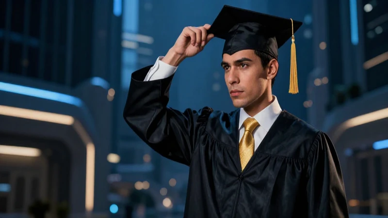 Hombre mexicano atractivo en estilo profesional futurista