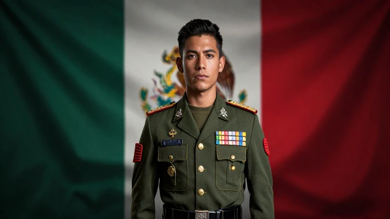 Soldado mexicano moderno y profesional