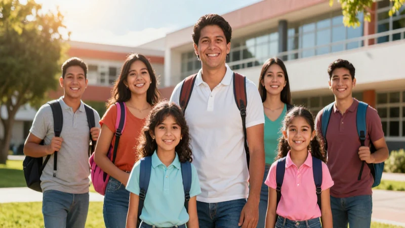 Familia mexicana celebra oportunidad y crecimiento