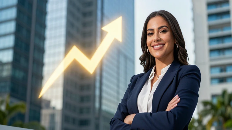 Mujer mexicana profesional y exitosa en entorno moderno