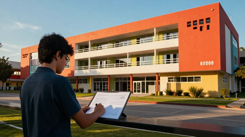 Requisitos de inscripción en la preparatoria oficial