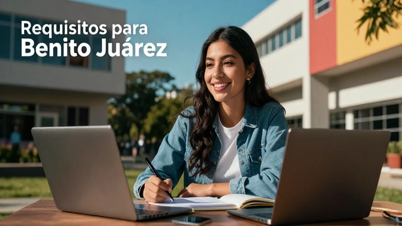 Requisitos beca Benito Juárez Jóvenes Escribiendo