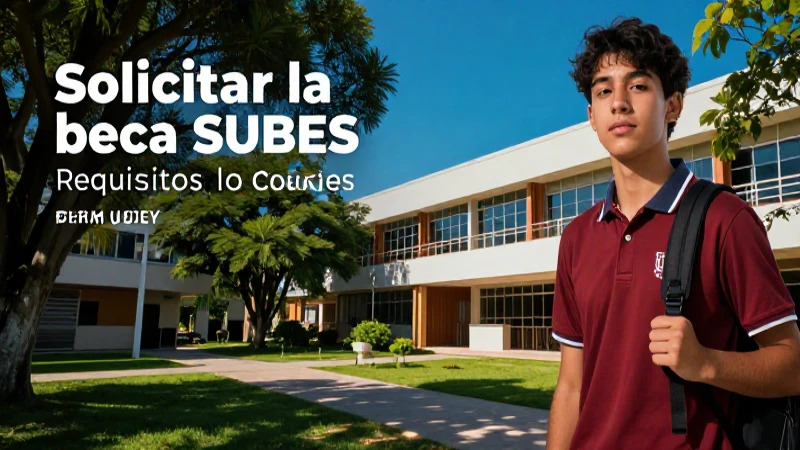 Requisitos para solicitar la beca SUBES