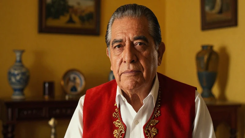 Hombre mexicano digno con estética cinematográfica