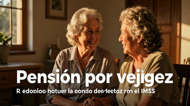 Requisitos del IMSS para pensión de vejez