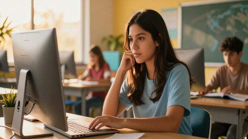 Estudiante mexicano en estudio con luz dorada