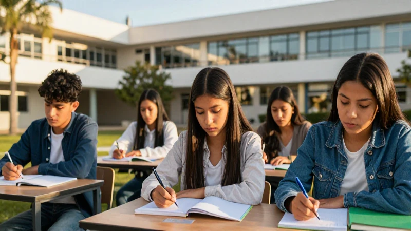 Jóvenes mexicanos estudian con éxito
