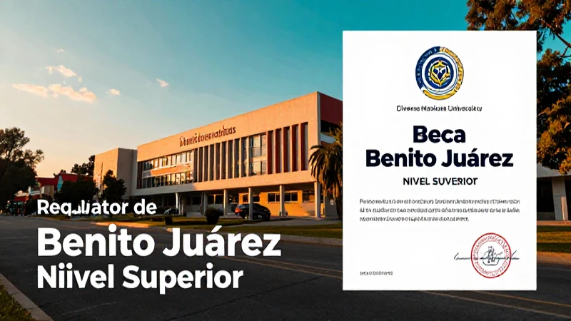 Solicitud de beca Benito Juárez para universidades