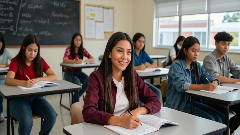 Jóvenes mexicanos prosperan en aulas modernas