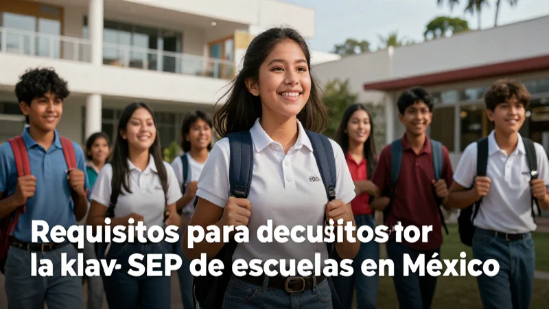 Requisitos SEP para obtener clave escolar