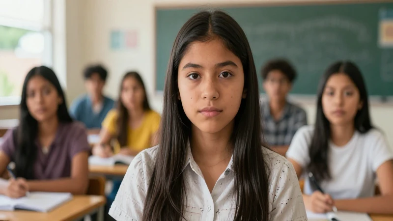 Retrato cinematográfico de estudiante mexicano exitoso