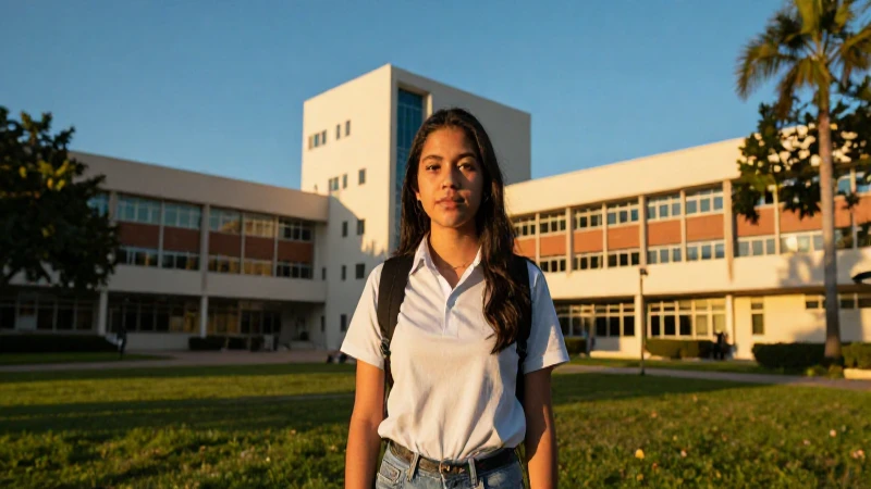 Estudiante mexicano busca futuro universitario con esperanza