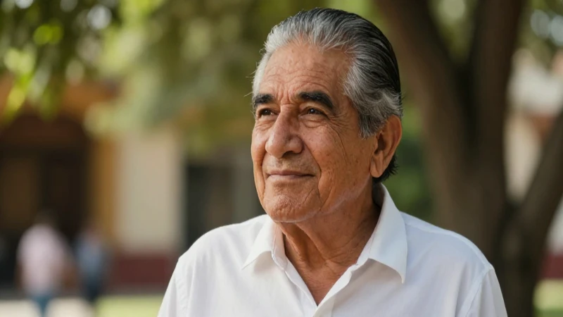 Hombre mexicano feliz en entorno luminoso y detallado