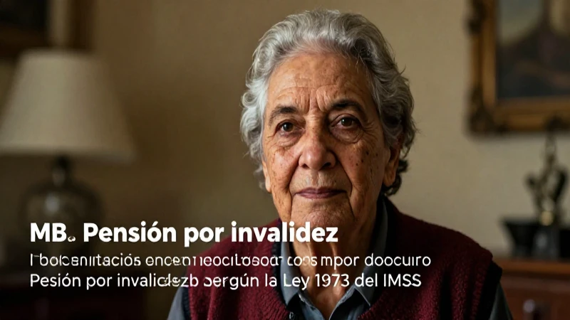 Requisitos de pensión por invalidez bajo la Ley 1973 del IMSS