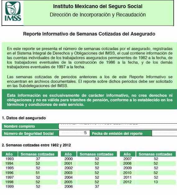 Requisitos para obtener una pensión por semanas cotizadas en el IMSS