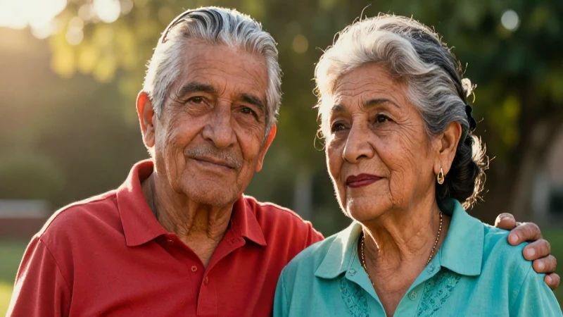 Pareja mexicana jubilada en paz y seguridad
