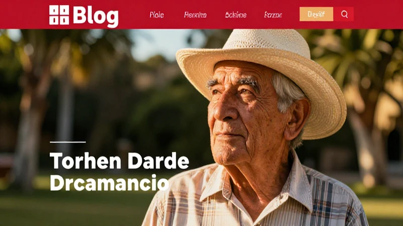 Anciano mexicano disfruta su retiro tranquilo