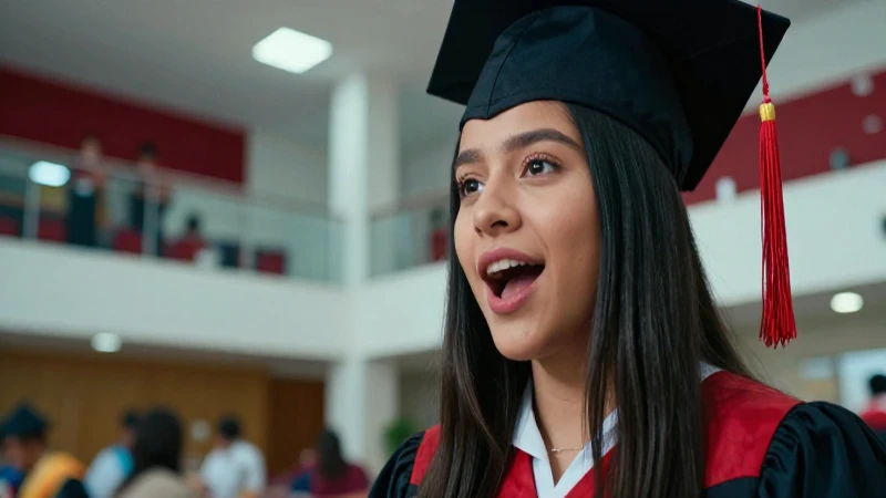 Joven mexicano exitoso en universidad moderna