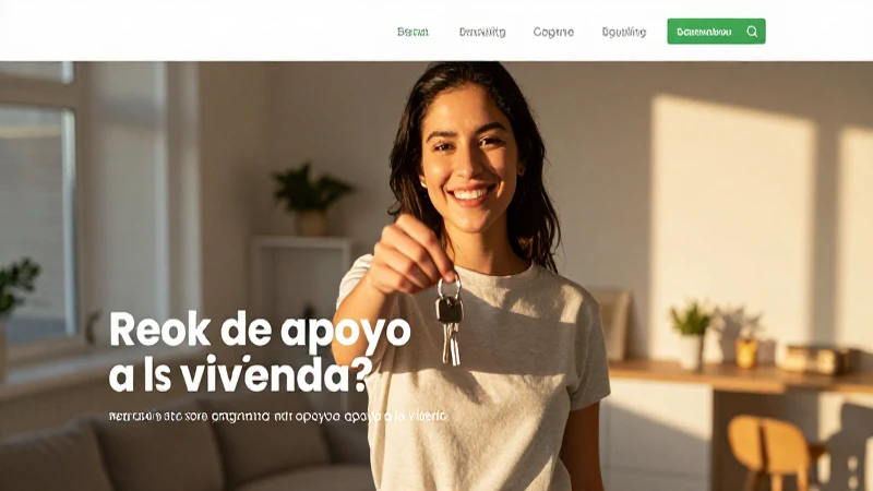 Requisitos de apoyo a la vivienda