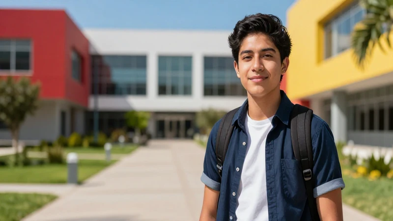 Estudiante mexicano brillante en camino al éxito