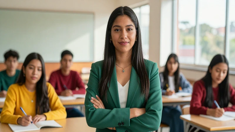 Retrato cinematográfico de educadora mexicana
