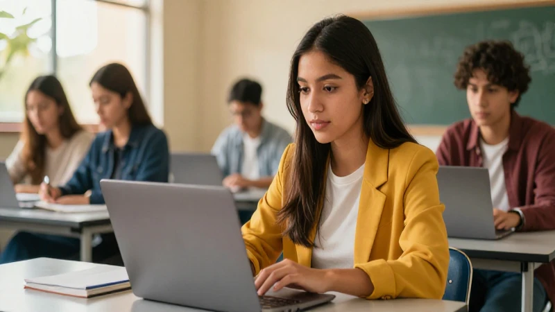 Joven mexicana con éxito académico