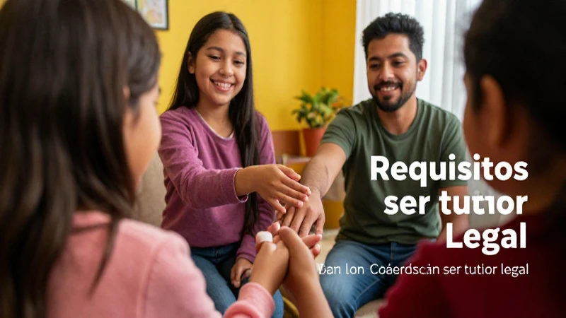 Requisitos de tutor legal en escena mexicana