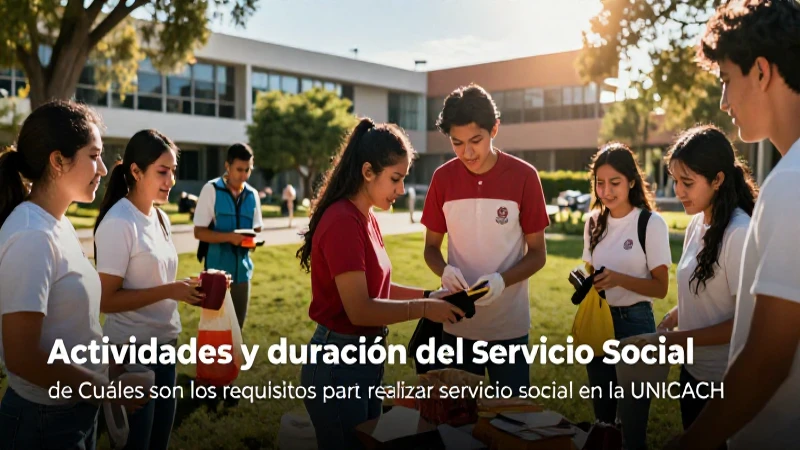 Requisitos para el servicio social en la UNICACH