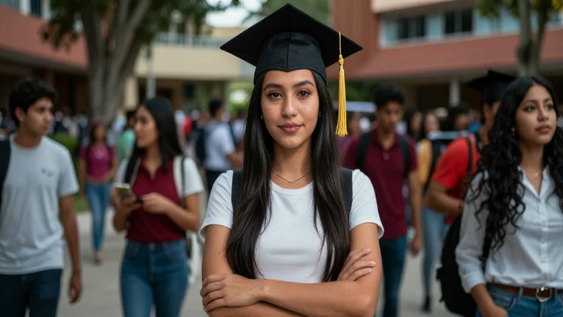 Estudiante mexicana triunfa en la universidad