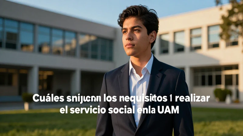 Requisitos para realizar servicio social en la UAM