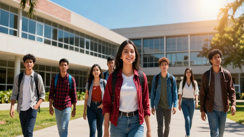 Éxito universitario mexicano, vibrante y moderno