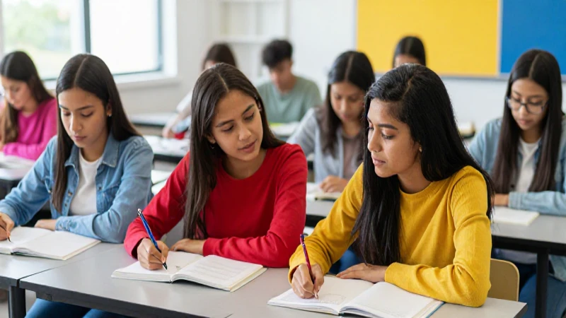 Jóvenes mexicanos estudian en universidad brillante