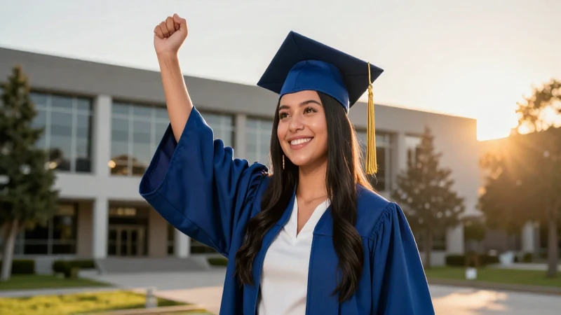 Estudiante mexicano celebra triunfo académico en campus