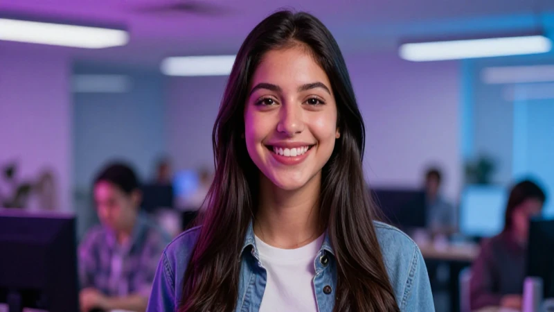 Joven mexicano exitoso, sonrisa profesional