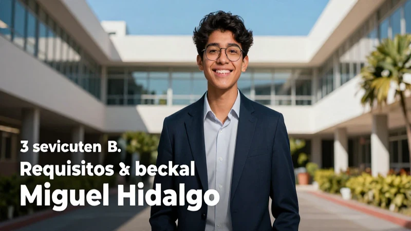 Proceso de solicitud: Requisitos de las becas Miguel Hidalgo
