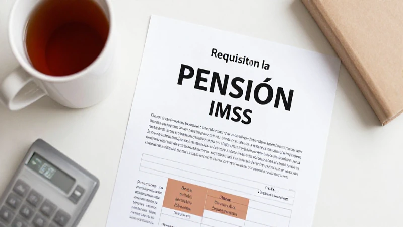 Requisitos pensión IMSS: solicitud exitosa en octubre