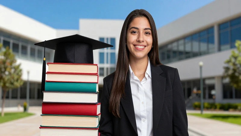 Retrato profesional de éxito académico