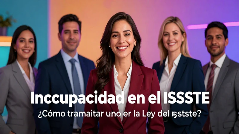 Guía para tramitar incapacidad en ISSSTE